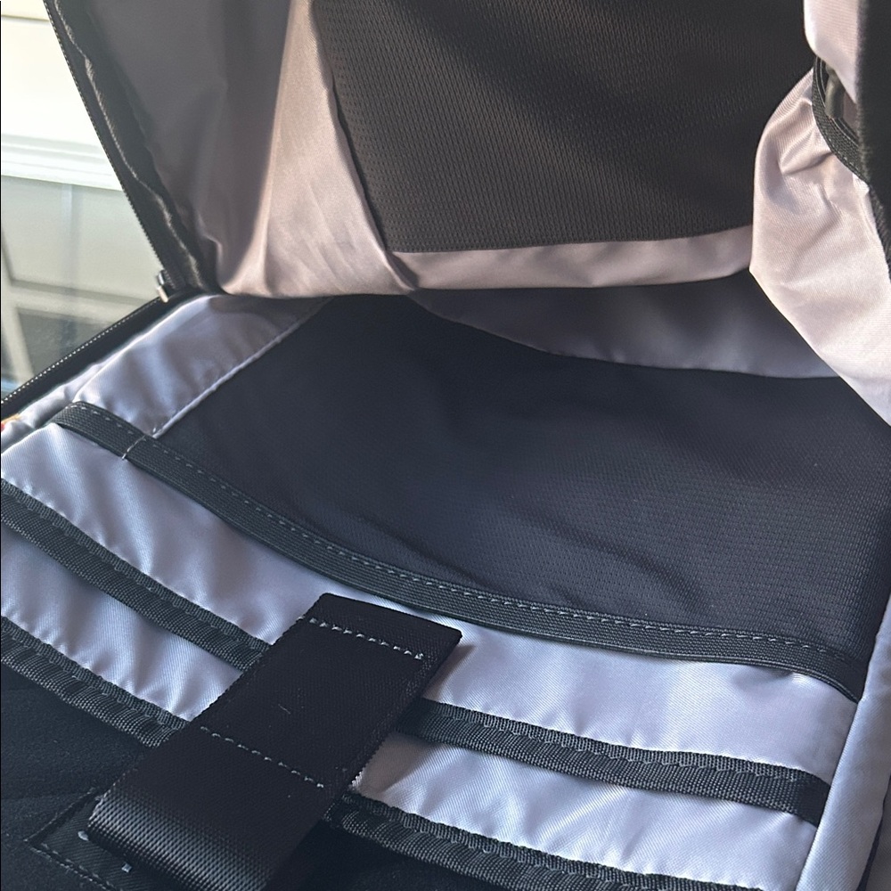 Beige and Black Tomtoc Backpack Sling Bag - Picture 4 of 9